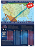 2023 & 2024 Interactive Eclipse Map (Poster) - The Space Store