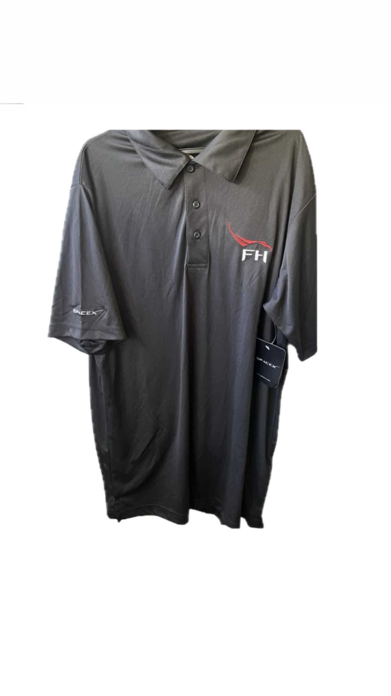 SpaceX Falcon Heavy Men's Polo - The Space Store