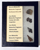 Meteorite 4 piece fragment set