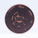 Two-Year Calendar Coin 2025-2026