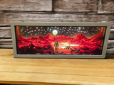 Walking on Mars 3D Paper Light