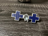Pysche Spacecraft Enamel Pin