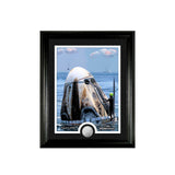 Launch America Splash Down Silver Coin Photo Mint Frame