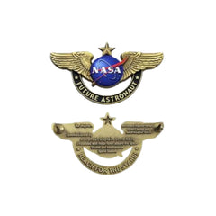 Future Astronaut Wings 3D badge pin