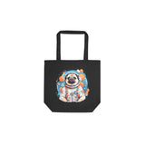 Astronaut Pug Eco Tote Bag - The Space Store