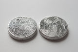Ultra Chunky 1 in / 26 mm Full Moon Silver Coin