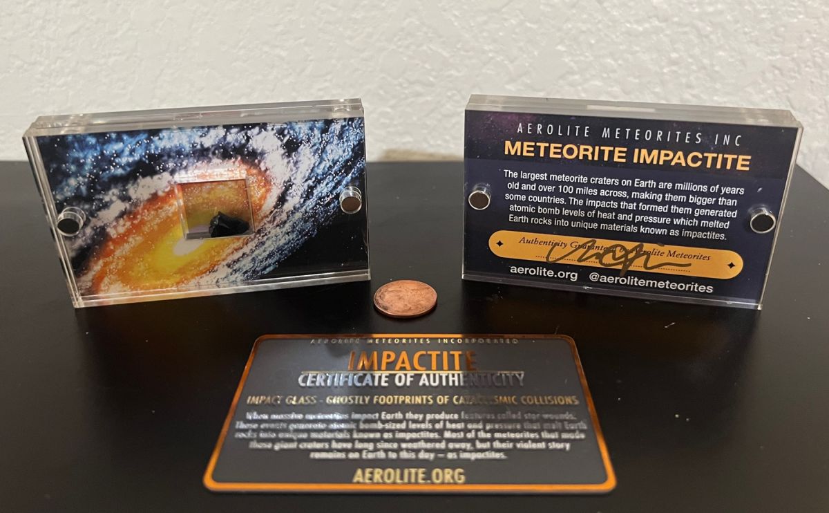 Impactite Meteorite Magnetic Collectible - The Space Store
