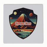 Mars Locations Ceramic Coaster Set