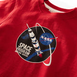 Kids Space Program T-Shirt - Heritage Red