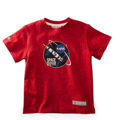 Kids Space Program T-Shirt - Heritage Red