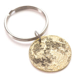 Harvest Moon Brass Necklace - 1 in / 26 mm Pendant or Charm