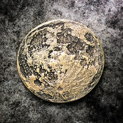 Brass Super Harvest Moon Coin - Large 1.5 in