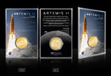 Artemis II The Path to Liftoff Bronze Acrylic Coin Holder