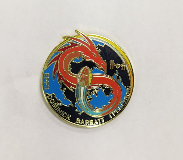 NASA SpaceX Crew 8 Mission Lapel Pin with names | The Space Store