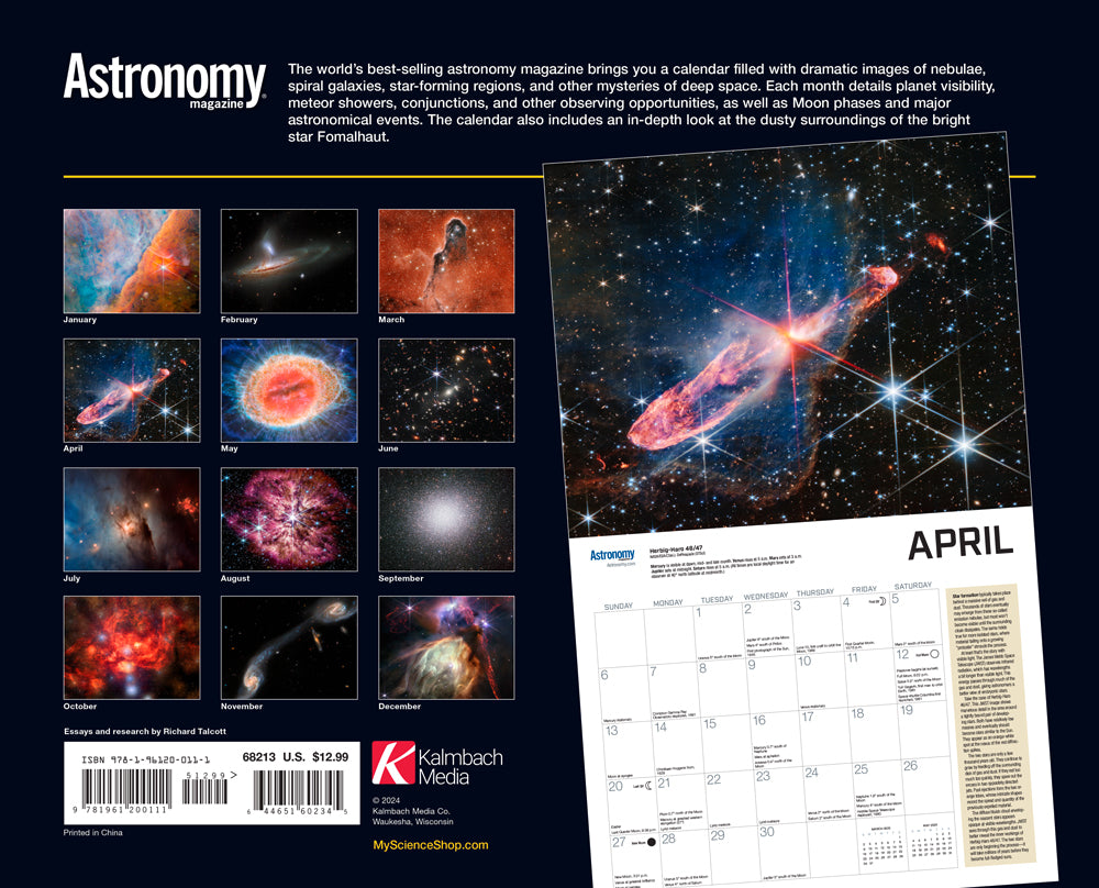 Deep Space Mysteries 2025 Calendar The Space Store