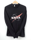 NASA 'Vector Logo' Hooded long-sleeve tee