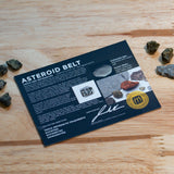Asteroid Belt HED Meteorite Fragments - Display Card