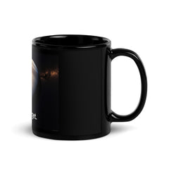 Pluto: Never Forget Black Glossy Mug