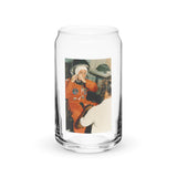 STS-51 Mission Specialist Daniel Bursch Custom Can-Shaped Glass