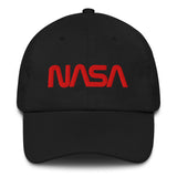 NASA Worm Logo Classic Dad Cap - 'Puffy' Style Logo