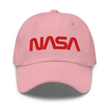 NASA Worm Logo Classic Dad Cap - 'Puffy' Style Logo