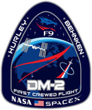 NASA SpaceX Falcon 9 DM-2 Decal