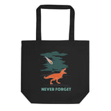never forget dinosaurs tote bag
