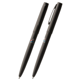 fisher space pen Artemis logo- matte black - The Space Store