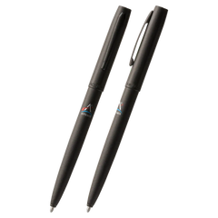 fisher space pen Artemis logo- matte black