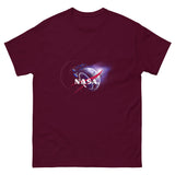 NASA Logo T-Shirt For Men – Official Style, Upper Left Chest Print, Comfort Cotton Tee