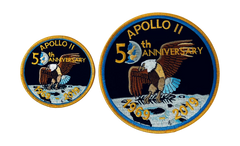 Apollo 11 50th Anniversary Patch 3.5