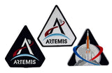 Artemis Progam Patches in white and black, plus the ARTEMIS 1 Patch Bundle