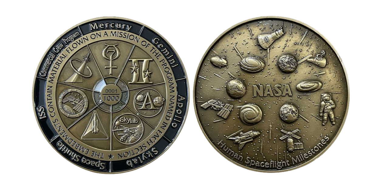 Apollo Mission Coin Collection Nasa Apollo Coins RARE! Original 1969 Apollo 11 Medallion Made From