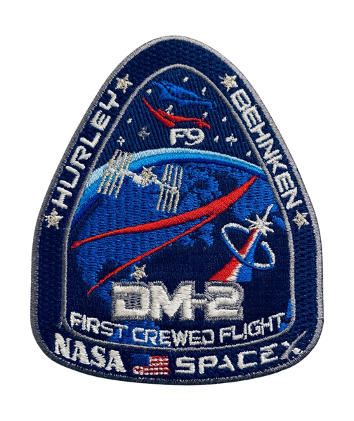 NASA SPACEX DM-2 Mission Flight Patch | The Space Store