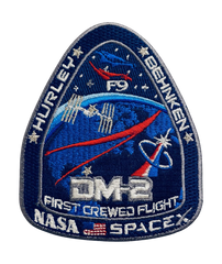 NASA SPACEX DM-2 Mission Flight Patch