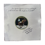 Apollo 11 Beta Cloth Patch Signed By Astronaut Fred Haise