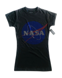 Ladies NASA Rhinestone T-Shirt