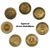 Space Force Brass service medallion