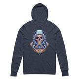 Alien Skull Art in Space Unisex Hoodie - The Space Store