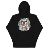 Astronaut Pug Unisex Hoodie - The Space Store