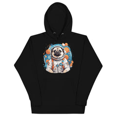 Astronaut Pug Unisex Hoodie