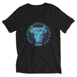 Taurus Zodiac Sign Unisex Short Sleeve V-Neck T-Shirt - The Space Store