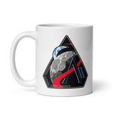 NASA Artemis II White glossy mug