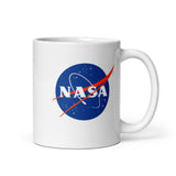 Nasa Meatball Seal- White glossy mug - The Space Store