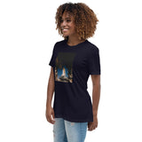 NASA Space Shuttle Discovery Custom Women's Relaxed T-Shirt - The Space Store