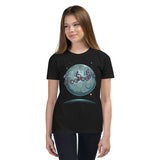 Cycle to the Moon and Beyond Youth Short Sleeve T-Shirt - The Space Store