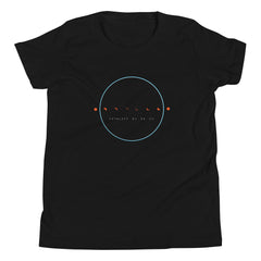 Total Solar Eclipse Phases 2024 Youth Short Sleeve T-Shirt