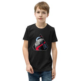 NASA Artemis II Youth Black Short Sleeve T-Shirt