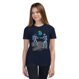 Double Identity Astronaut Meeting. Youth Short Sleeve T-Shirt