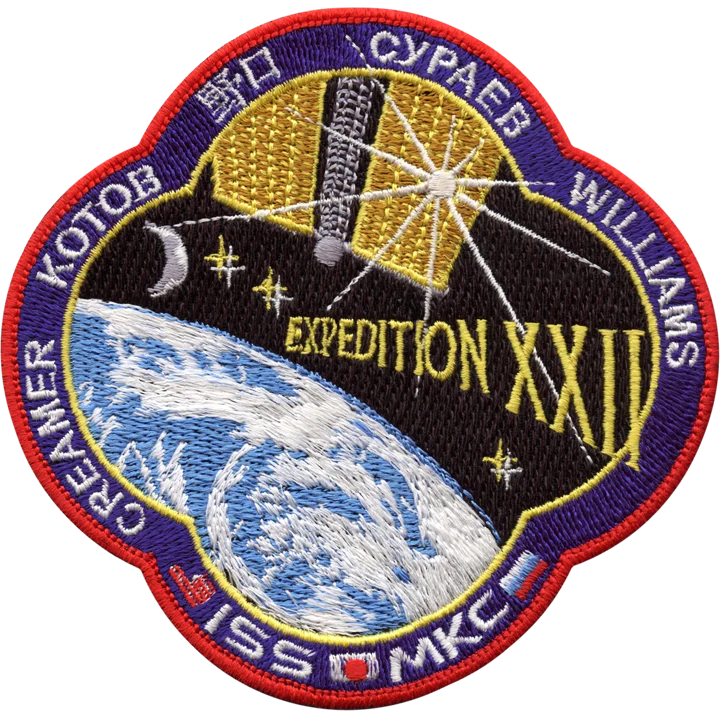 Expedition 22 Mission Patch - The Space Store